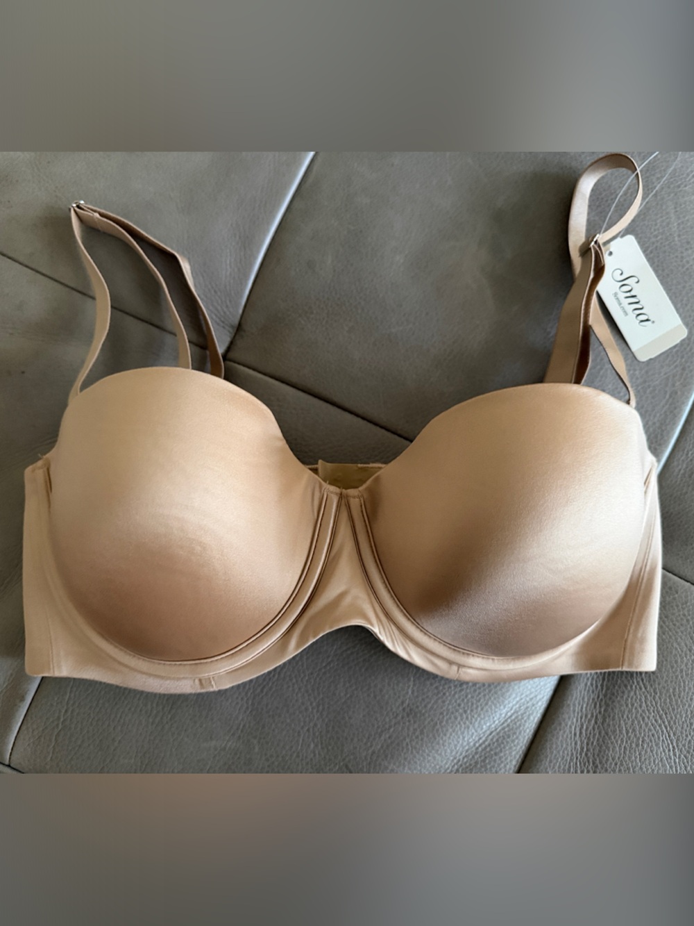 Soma VANISHING STRAPLESS bra in Soft Tan convertible